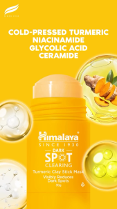 HIMALAYA Dark Spot Clearing Turmeric Clay Stick Mask 30g