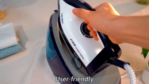 1.5L Steam Iron For Clothes Electric Iron Handheld Steamer Cordless Steam Iron with Spray Portable Electric Iron Handheld Garment Steamer Home Steam Iron Large Water Tank 3100W