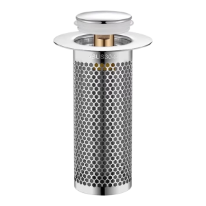 Anti-Odor Filtering Pop-Up Drain For Washbasin