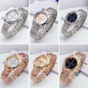 นาฬิกาข้อมือแฟชั่น สายเลทผู้หญิง ขนาด 30 มม กล่องคาสิโอ แถมฟรี