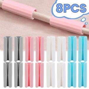 8Pcs Bed Sheet Clips Plastic Slip-Resistant Clamps Quilt Bed Tablecloths Clipper Cover Grippers Fasteners Mattress Holder for Sheets