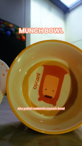 COCONI Melamine MunchBowl | Mangkuk Melamin Anak Bayi MPASI BPA FREE FOOD GRADE