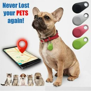 HATELI Pet Smart Bluetooth Mini GPSTracker for Cat Dog Collar Anti-Lost Tag Locator Pets Collar Tracking Device Accessories Pets Anti-lost Alarm