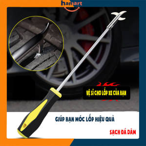 Phụ Kiện Xe Hơi Trang Bị Móc Đá Dăm Kiêm Tô Vít Làm Sạch Lốp Xe Tire Cleaning Hook
