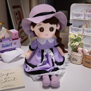 Kawaii Plush Girl Dolls  Soft Stuffed Dolls Lovely Plush Toys Girl Toys Kids Birthday Valentine Gift