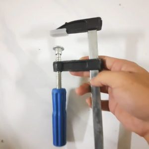 Klem F Kayu Penjepit Kayu Tukang 50 x 150mm Clamp F Catok Pegangan Penahan Kayu