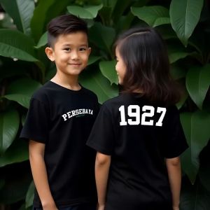 ( Kaos Anak ) Monstahopkids Kaos Anak Laki-Laki Perempuan Motif BOLA PERSEBAYA 1927 Bahan 24s