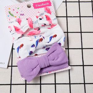 10Pcs/Set Baby Girl Headband Lace Flower 0-12months Bowknot Soft Elastic Hairband Infant Hair Accessories Kids Girl Headwear