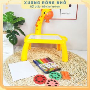 Bàn vẽ tranh thông minh có đèn chiếu sáng cho bé tập vẽ - Máy chiếu vẽ tranh cho bé tập vẽ và tô màu hình hươu