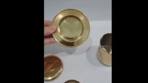 Phin cà phê inox mạ vàng chất liệu thép không gỉ pha 1 người uống