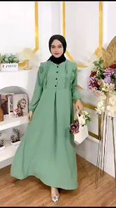 Gamis Santika Crinkle Airflow premium