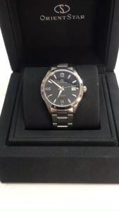 Đồng hồ cơ nam Orient Star Watch Vintage WZ00 đáy lộ máy tích cót tự động và lên cót tay dự trữ năng lượng 40 tiếng mặt kính Sapphire chống xước chống nước 5 ATM dây da đeo tay cao cấp chính hãng