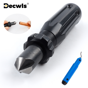 New Short Length Hand Reamer & Countersink General Tools Deburring & Trimming Scraper Professional Carpentry Deburring Tool Set