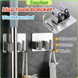 C.N Stainless Steel Mop Holder: A Versatile Broom Support & Waterproof Wall Mounted Solution