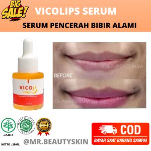7 Hari Langsung Cerah !!! Vico Lips Serum Pencerah Bibir Hitam Alami Pencerah Bibir Alami Perawatan Bibir (COD)