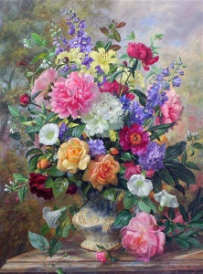 GATYZTORY Oil Painting By Number Flower Wall Art Unique Gift DIY Frame Picture By Number HandPainted Acrylic Canvas For Living