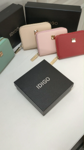 Ví nữ cầm tay dáng ngắn ví da mini nhiều ngăn tiện dụng IDIGO FW2 - 2013