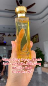 Nước Hoa Luxury Dubai Chính Hãng Chai Vàng Mùi Nữ 50ml - Nước Hoa Nữ Thơm Lâu