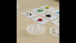 Round Pill Case 7 Days Weekly Pill Tablet Box Medicine Case