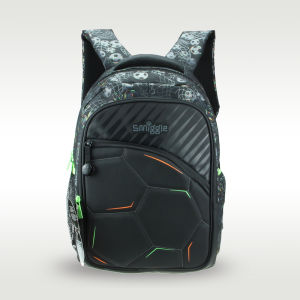 Australia Smiggle High Quality Original Children's Schoolbag Boys Pupil Backpack Football Waterproof Wearproof Kids Bag 16 Inch