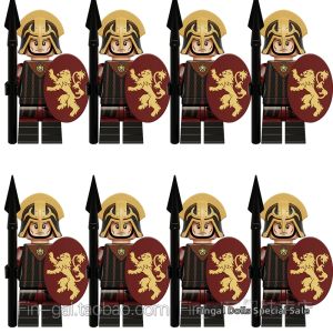 Game of Thrones Compatible Lannister Heavy Armor Soldier Brick Minifigure