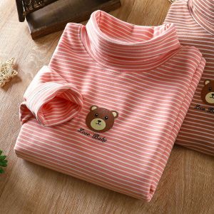 sasha hoodie turtle neck kaos anak tangan panjang atasan anak perempuan kaos anak cewe