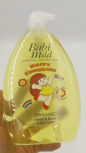 Babi mild special collection organic head a body baby bath เบบี้มายด์ ออร์แกนิก 800ml(1pcs)