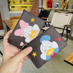 23 Small Card Holder Women's Exquisite High-End Small Driving License Holder Card Wallet Cute Corgi Rabbit Ultra-Thin Card Holder