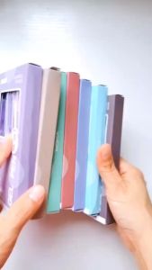 6 gel pens + 1 highlighter ins style set 0.5mm Black Ink Student Office Exam Writing Pen