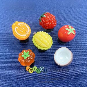 Cute Decorative Resin Accessories for Crocs Shoes DIY Durable Fashionable Coconut Shell Patterned Shoe Buckles And Flower Clips