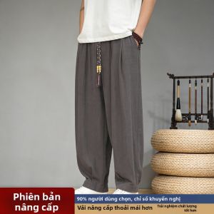 LIUBU | Quần Vải Cotton Linen Thoáng Khí và Nhanh Khô