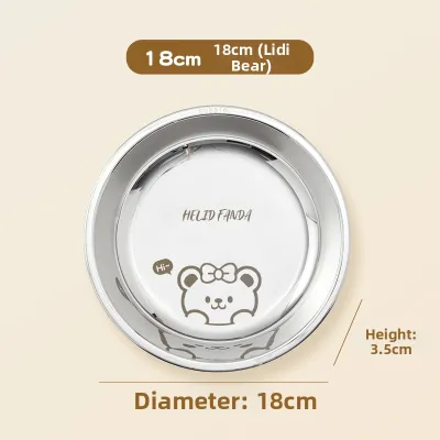 WODEBAIHUI | Food-Grade 316 Stainless Steel Kids Plates