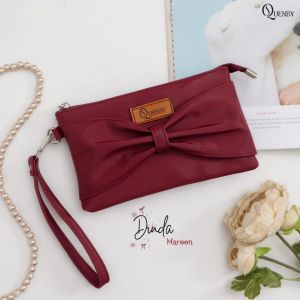 GFR - Dinda Pouch By Quenby pouch / Dompet wanita pita bahan chocoly