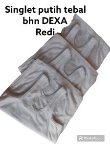 (6pcs) Kaos dalam putih tebal