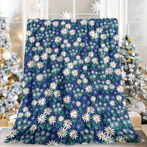 Beast Kingdom | Vintage Botanical Peony Fade Resistant Machine Washable Microfiber Blanket Great for Nap Time Sleeping Resting Comfortably
