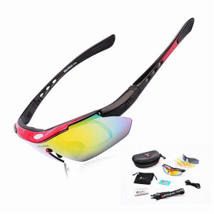 WOSAWE | Polarized Windproof Cycling Glasses for Mountain and Road Bikes Night Riding