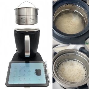 Giá Đỡ Hấp Bằng Thép Không Gỉ Cho Nồi Thermomix TM7 TM5 TM6 Rổ Hấp Cơm Phụ Kiện Nhà Bếp