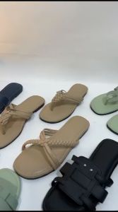 ZS73 Sandal Teplek Wanita Terbaru Sandal Wanita Nyaman Dipakai Dengan Variasi Warna Dan Elegan