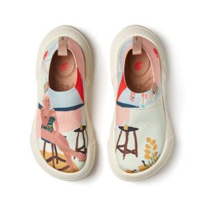 UIN Toledo 17 Womens Fashion Sneakers Causal Comfortable Chunky Shoes Art Travle Shoes