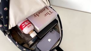 NURABAGS - TAS RANSEL PEREMPUAN MOTIF BUNGA KOREAN STYLE TERBARU TAS ANAK SEKOLAH PEREMPUAN SD SMP