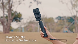 Ulanzi MT98 57cm Foldable Flip Tripod Selfie Stick Stand for GoPro Insta360 DJI Action Camera