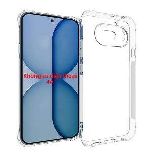 EUCAGR Silicone Mềm Ốp Điện Thoại Cho Nothing Phone 4A Pro Trong Suốt Túi Khí Bảo Vệ Mặt Sau Chống Sốc Chống Vân Tay