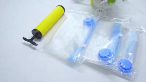 ถุงสูญญากาศ ใช้สำหรับการเสื้อ ชุด แขนยาว ผ้าห่ม แจ็คเก็ตลง ถุงเก็บเสื้อผ้า เพียง 80% ประหยัดพื้นที่