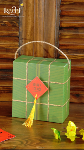 Hộp Quà Tết Xanh IKACHI | BÁNH CHƯNG - BÌNH AN | Quà Tết Ý Nghĩa 2026