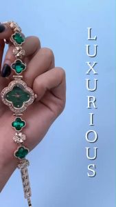 DGC G105 Jam Tangan Wanita Quartz Alloy Terbaru Hot Sale Jam Tangan Murah Dengan Berlianjam tangan gelang bunga bisa COD