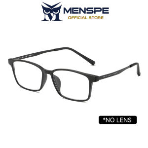 MENSPE Glasses Non-Prescription Glasses Anti Blue Light Flat TR Mirror Eyewear Can Be Paired With Myopia Gasses Half Frame Design Outdoor Travel Men Trendy Glasses