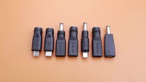 1 CHIẾC Micro USB Loại C Nam Sang DC 5.5x2.1mm Nữ Jack Cắm Nguồn Adapter Cắm Micro-C DC 5521 Cổng Kết Nối Để Cấp Nguồn