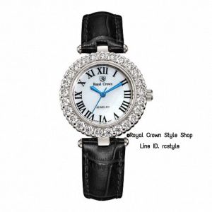 นาฬิกา Royal Crown ขอแท้100% มีให้เลือกทังสายหนัง&สายสแตนเลสกันน้ำมีบัตรับประกันจัดส่งพร้อมกล่องครบ (สายหนังหากต้องการสีอื่นทักแชทเข้ามาได้เลยคะ)