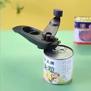 8 in 1 Can Opener Bottle Opener Long Handle Swing Away Manual Can Opener Suitable for Women
