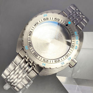 42mm Steel Bezel Sapphire Stainless Steel Diving Watch Case 200m Waterproof For NH35 NH36 NH38 ETA2824 PT5000 Automatic Movement